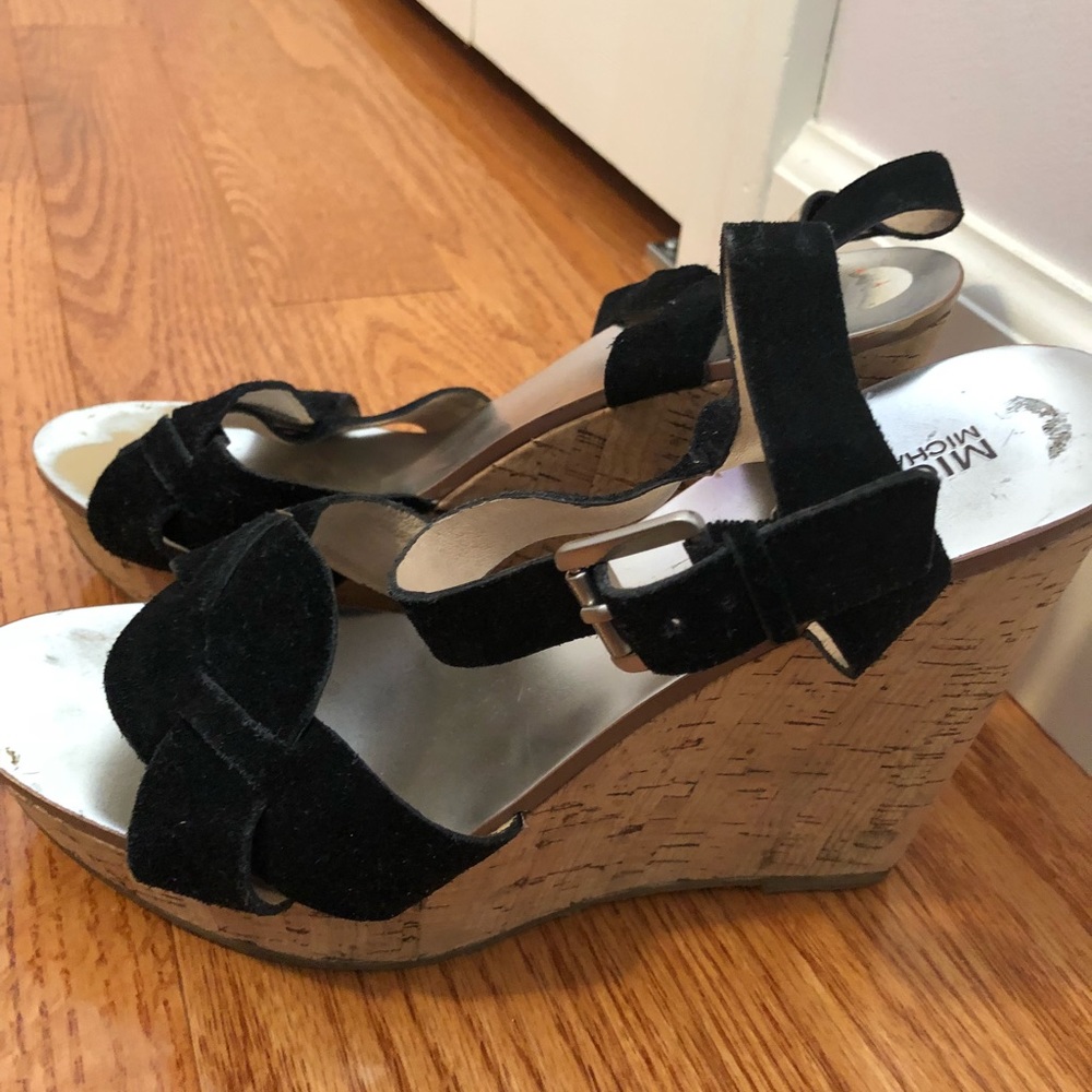 Michael Kors wedges size 9 1/2 worn 2 times!